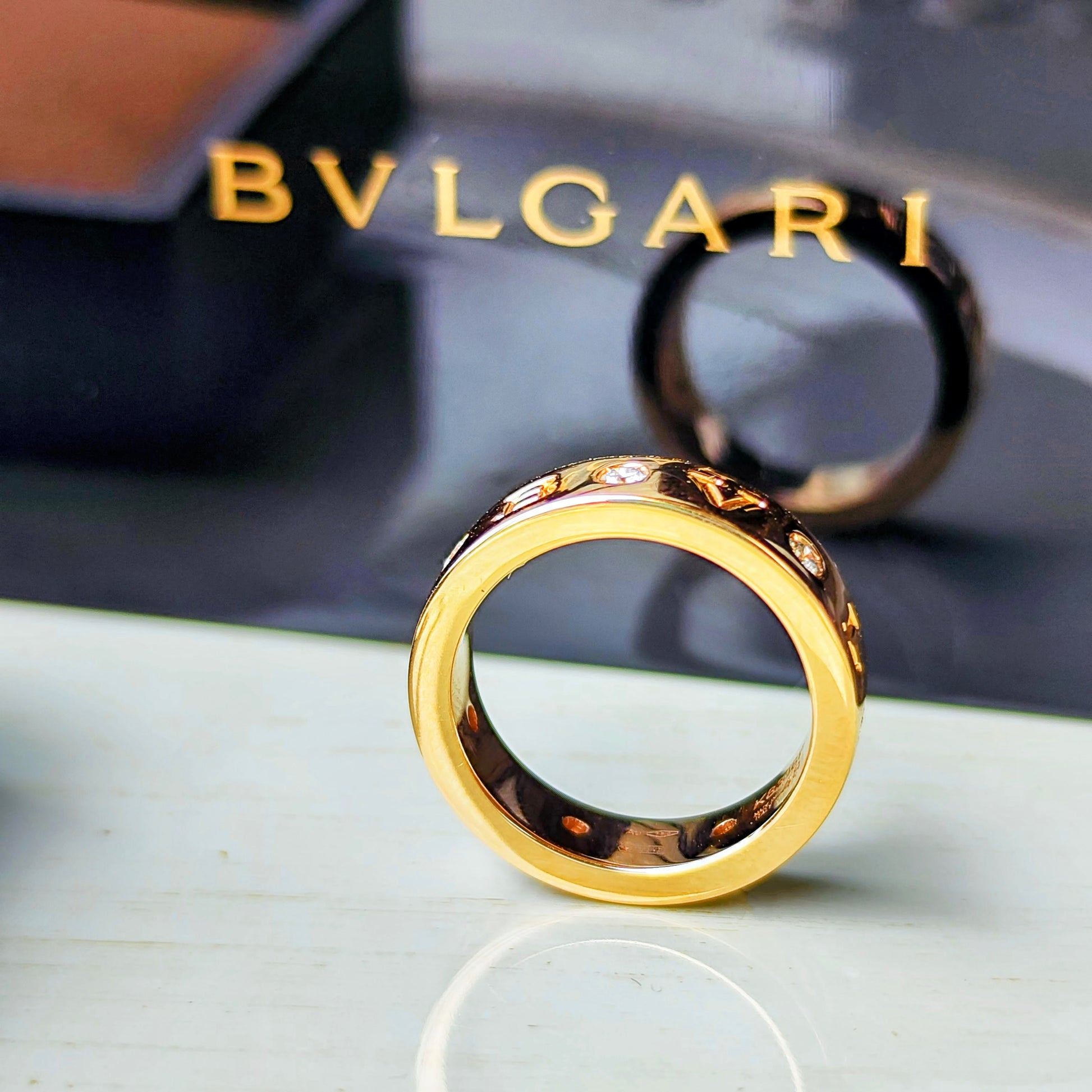BVLGARI ブルガリ ローマンソルベ ダイヤモンドリング