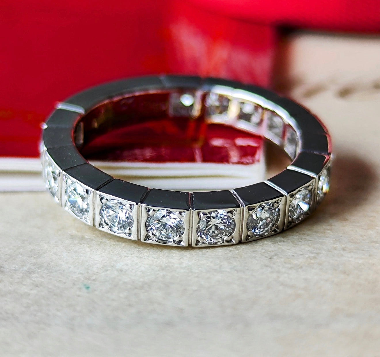 Cartier カルティエ ラニエール ラニエール フルダイヤ 18金WG 47