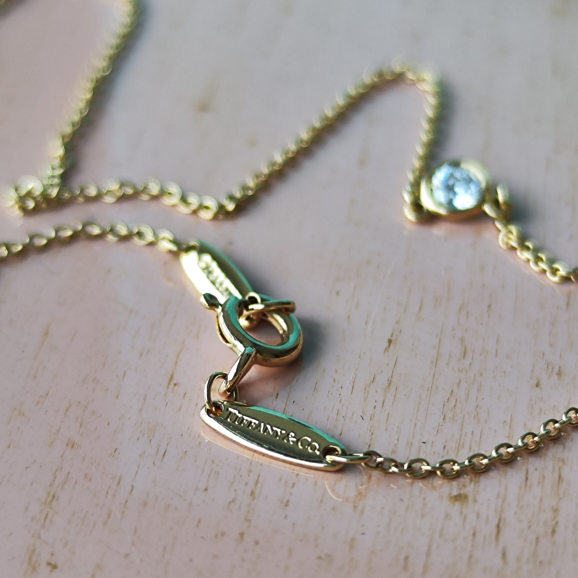 TIFFANY &Co ティファニー バイザヤード ダイヤモンド ネックレス