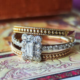 天然ダイヤモンド スタッキングリング