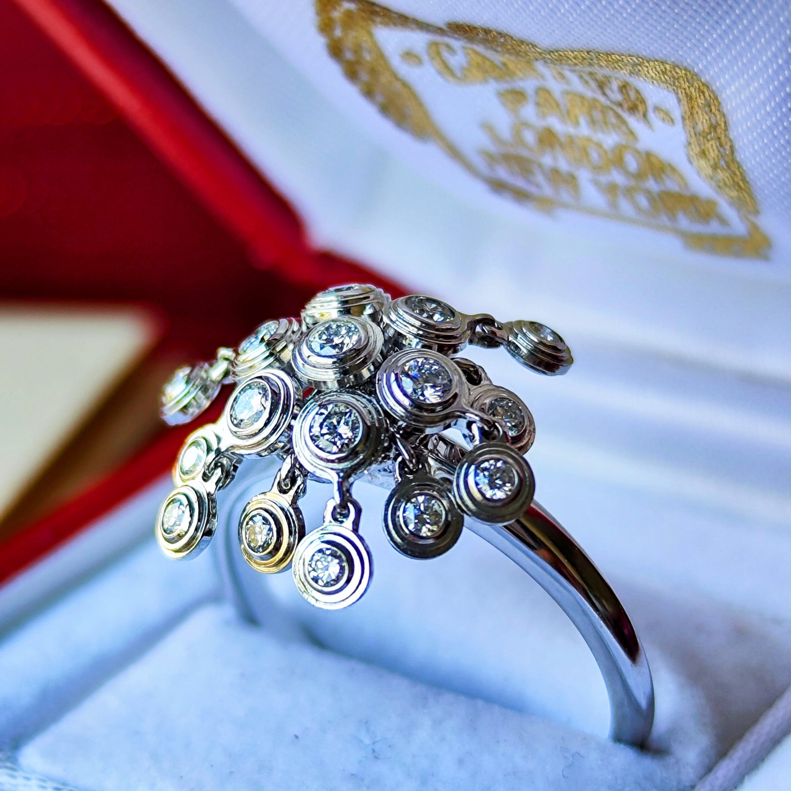 カルティエ　ディアマンレジェ　ダイヤモンドリング Vintage Cartier】カルティエ ディアマンレジェ ダイヤモンドリング