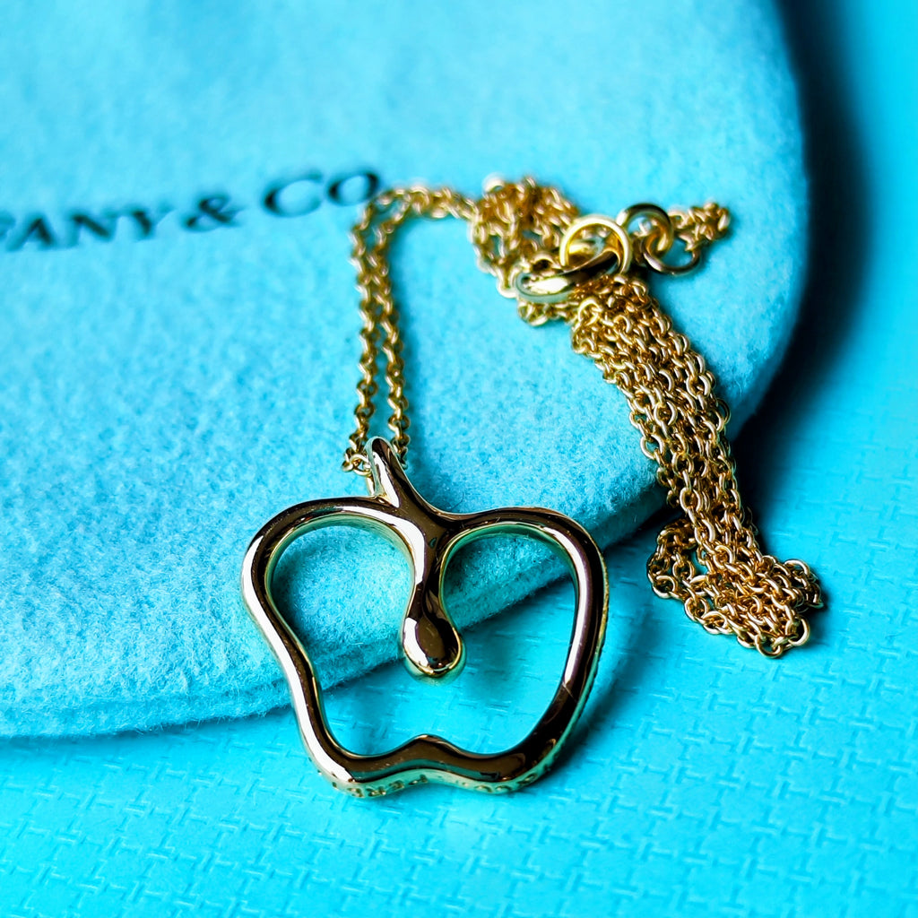 TIFFANY &Co ティファニー アップル ネックレス 18金YG