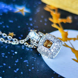 【イエローダイヤ】FANCY INTENSE YELLOW 0.60ct VVS-1 ネックレス GIA