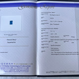 【ルース タトゥー鉱山】天然アクアマリン 0.433ct 鑑別書付き