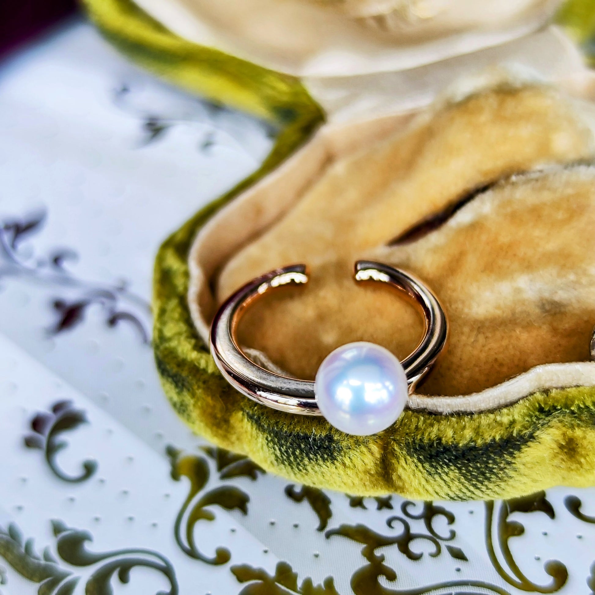 MIKIMOTO ミキモト あこや真珠 イヤーカフ 18金PG