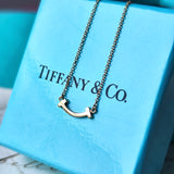 TIFFANY &Co ティファニー Tスマイル ミニ ネックレス 18金PG