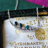 【初期の頃のルース】天然グランディディエライト 天然ダイヤモンド ネックレス