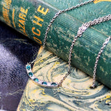 【初期の頃のルース】天然グランディディエライト 天然ダイヤモンド ネックレス