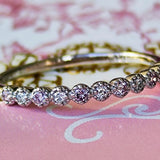 【ピンクダイヤ】天然ダイヤモンド ハーフエタニティリング