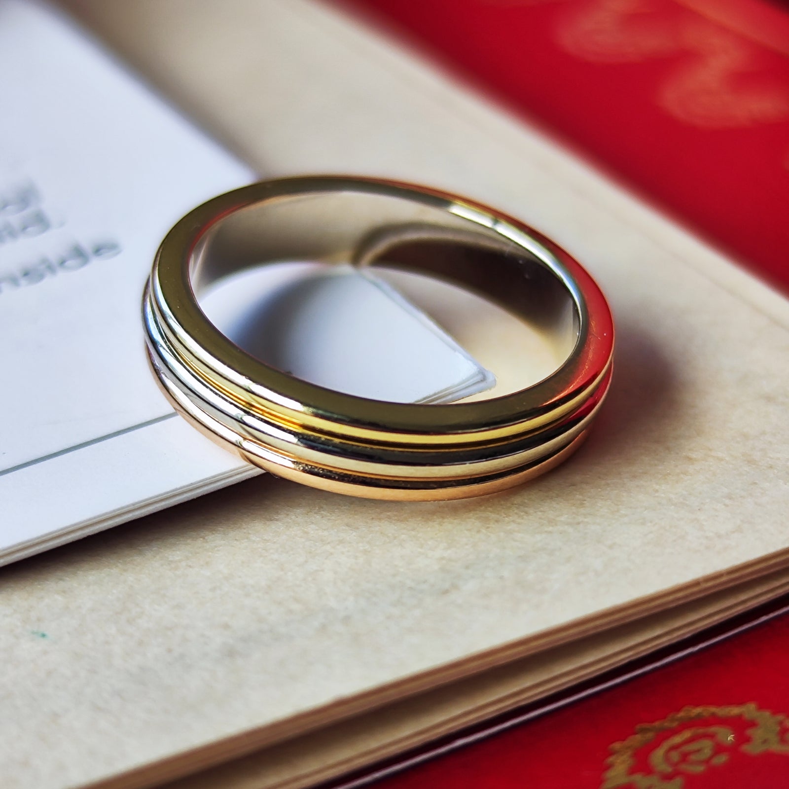 【新品仕上げ】カルティエ　ヴァンドーム　スリー ゴールド　リング　10号 Cartier カルティエ ヴァンドーム スリーカラー リング 10号 – Mico宝飾店