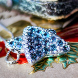 天然アレキサンドライト パヴェセッティング 天然ダイヤモンド ネックレス 18金WG