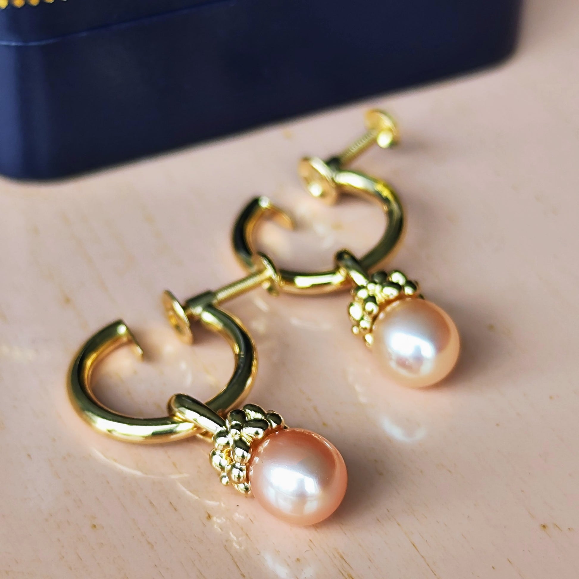 TASAKI 田崎真珠 淡水真珠 イヤリング チャーム