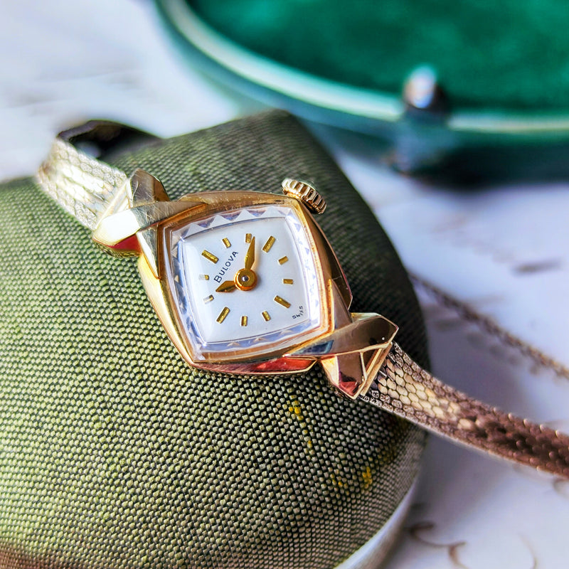 【OH済み】BULOVA ブローバ アンティーク 手巻き 腕時計