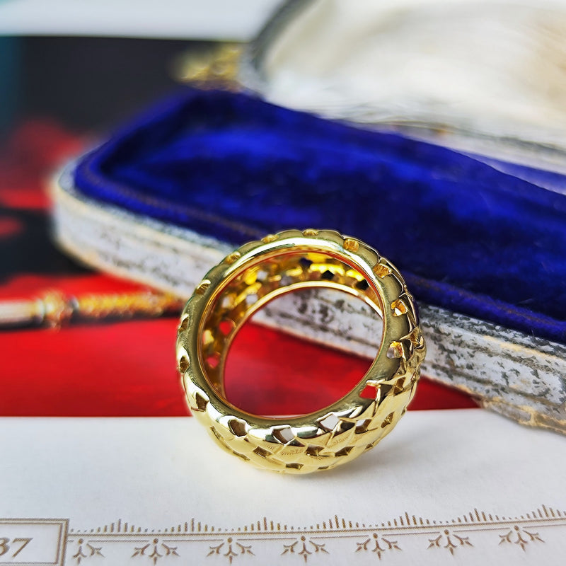 TIFFANY &Co ティファニー ミネヴァリー 18金YG