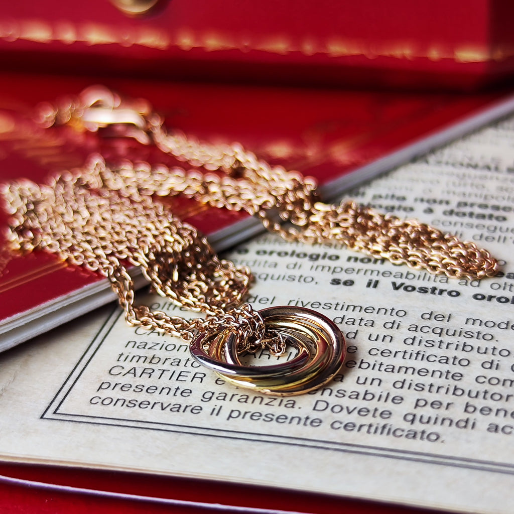 Cartier カルティエ スィートトリニティ ネックレス