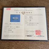 天然パライバトルマリン 天然ダイヤモンド プラチナリング