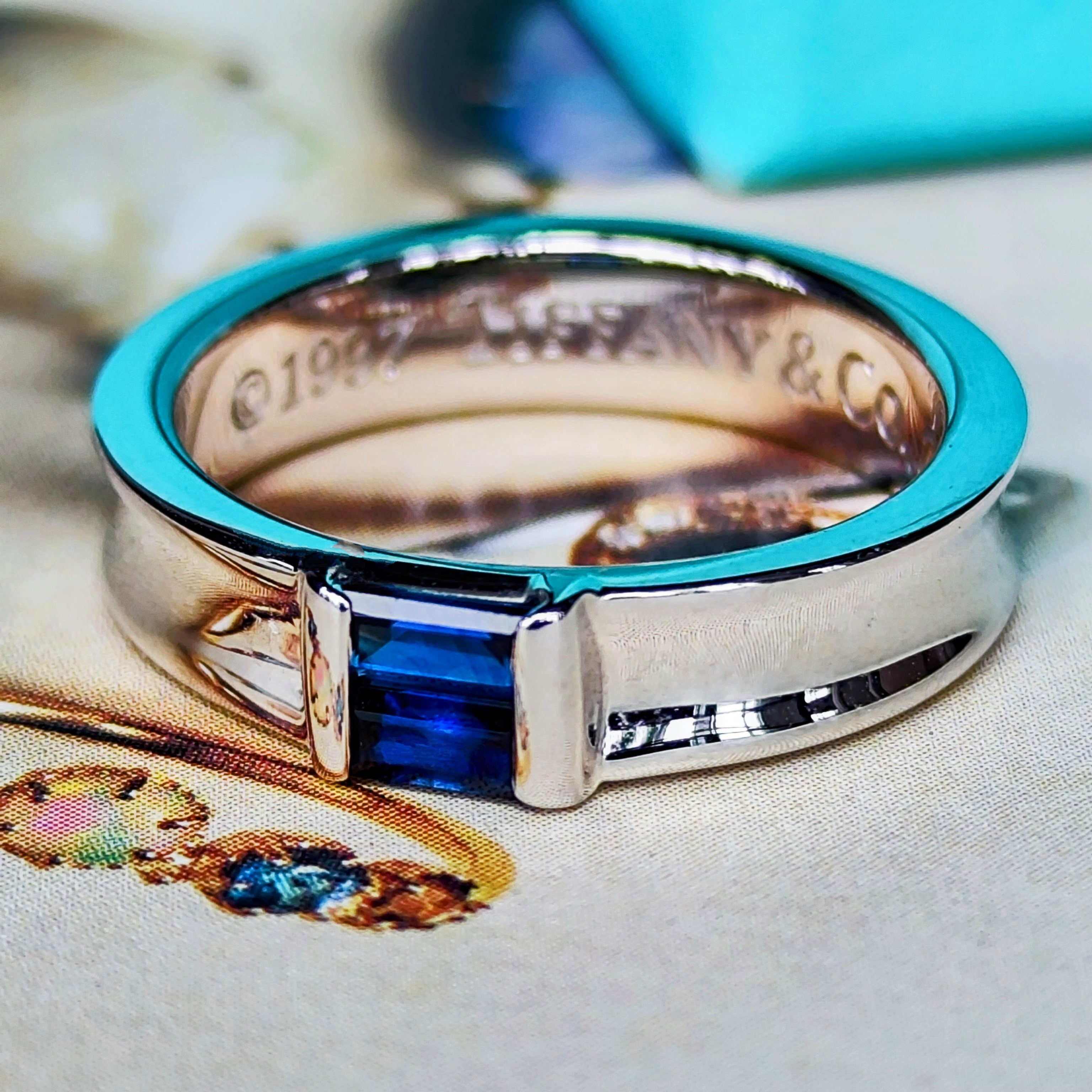 TIFFANY &Co ティファニー スタッキングリング サファイア – Mico宝飾店