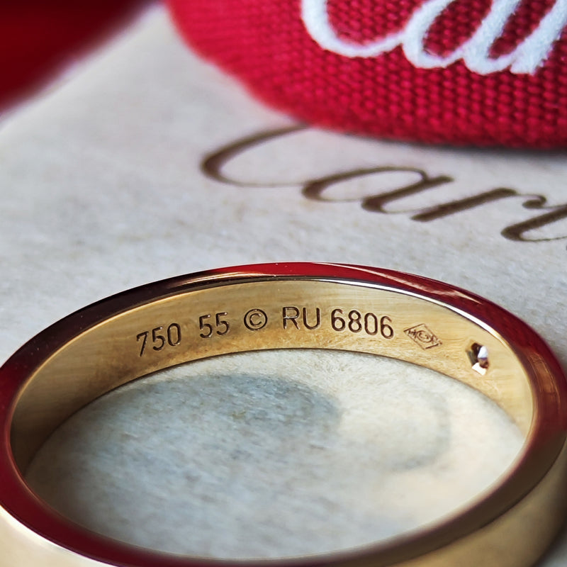 Cartier カルティエ Cドゥ ダイヤモンドリング 18金PG 15号