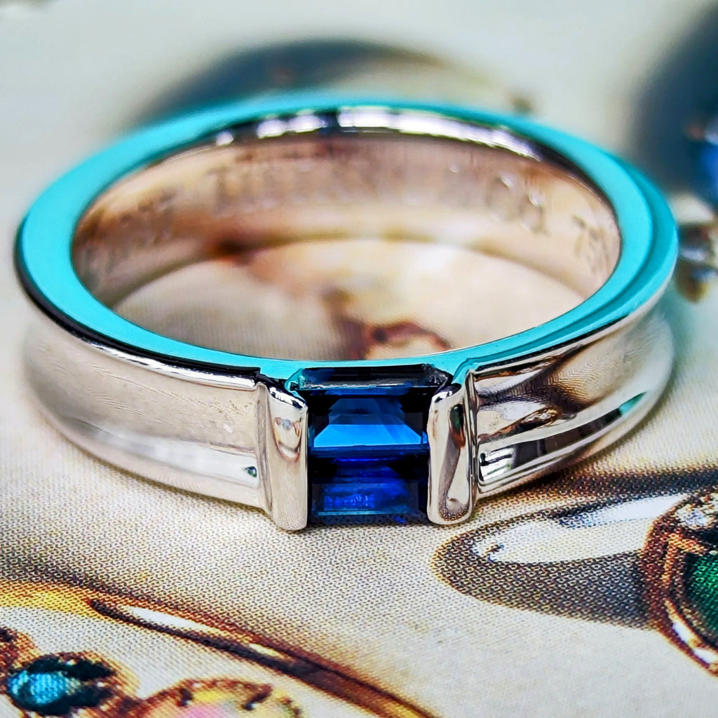 TIFFANY &Co ティファニー スタッキングリング サファイア