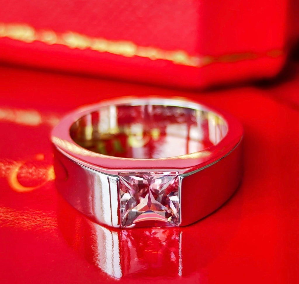 Cartier カルティエ タンク ピンクトルマリン 18金WG 52