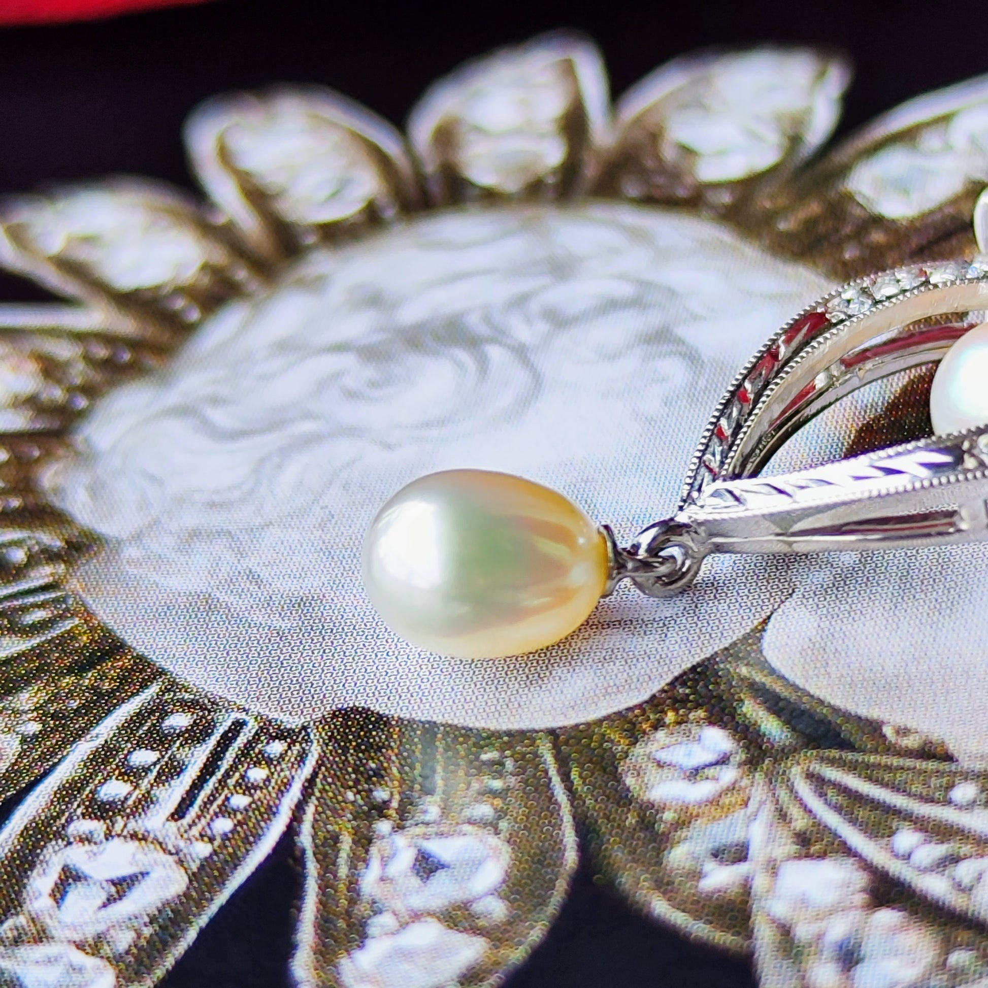 MIKIMOTO ミキモト あこや真珠 淡水真珠 プラチナネックレス