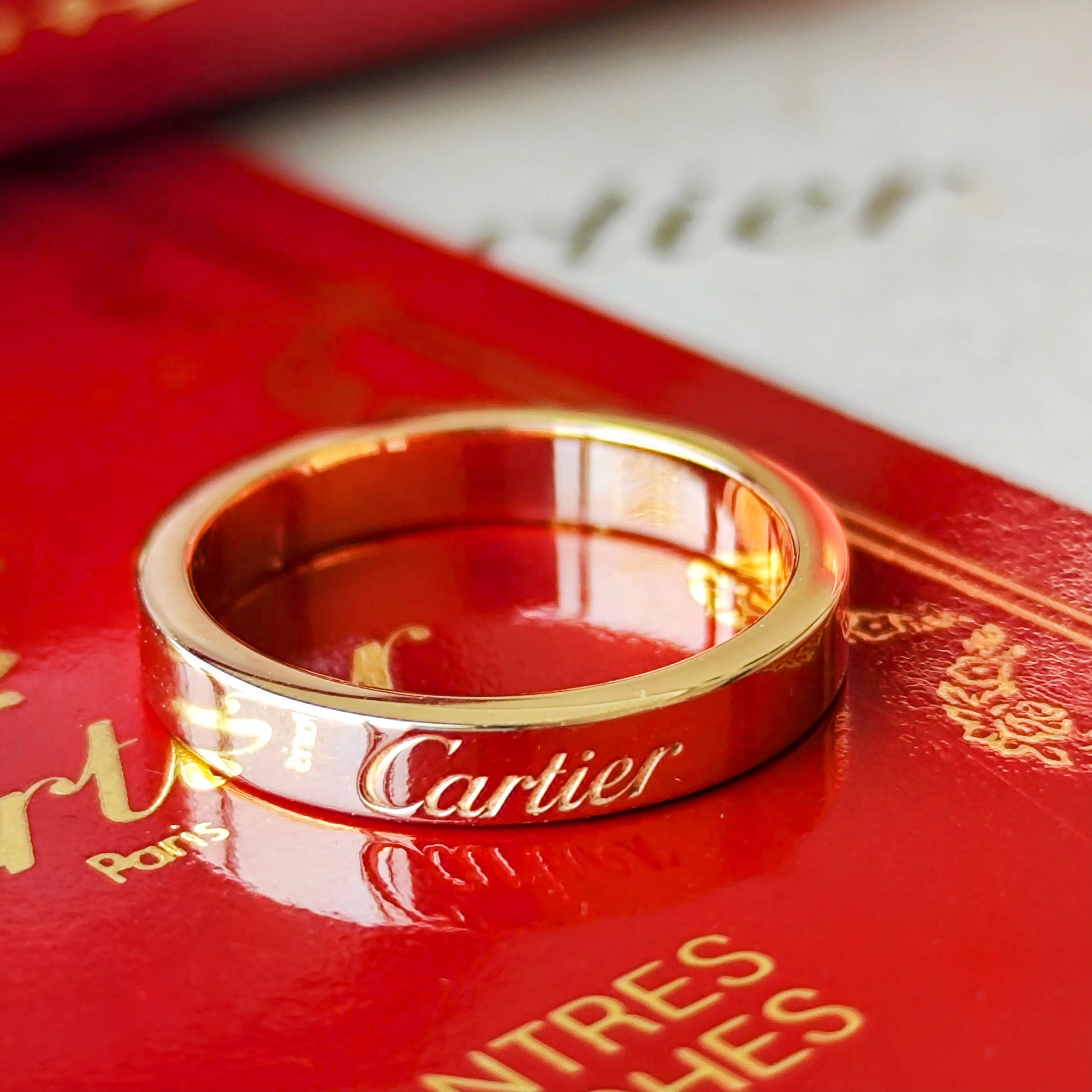 Cartier カルティエ Cドゥ エングレーブド 18金PG 47 – Mico宝飾店