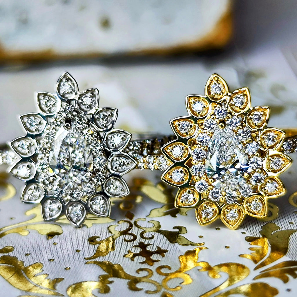 【インターナリーフローレス】天然ダイヤモンド 0.30ct 18金 GIA