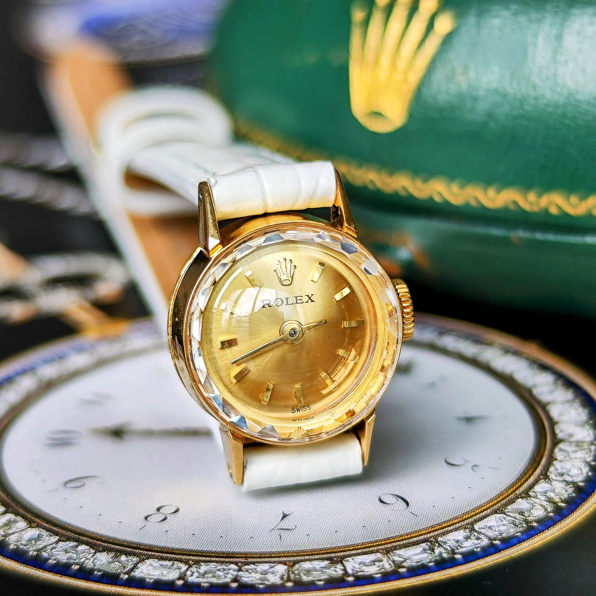 【OH済み】ROLEX ロレックス 18金無垢 手巻き 腕時計