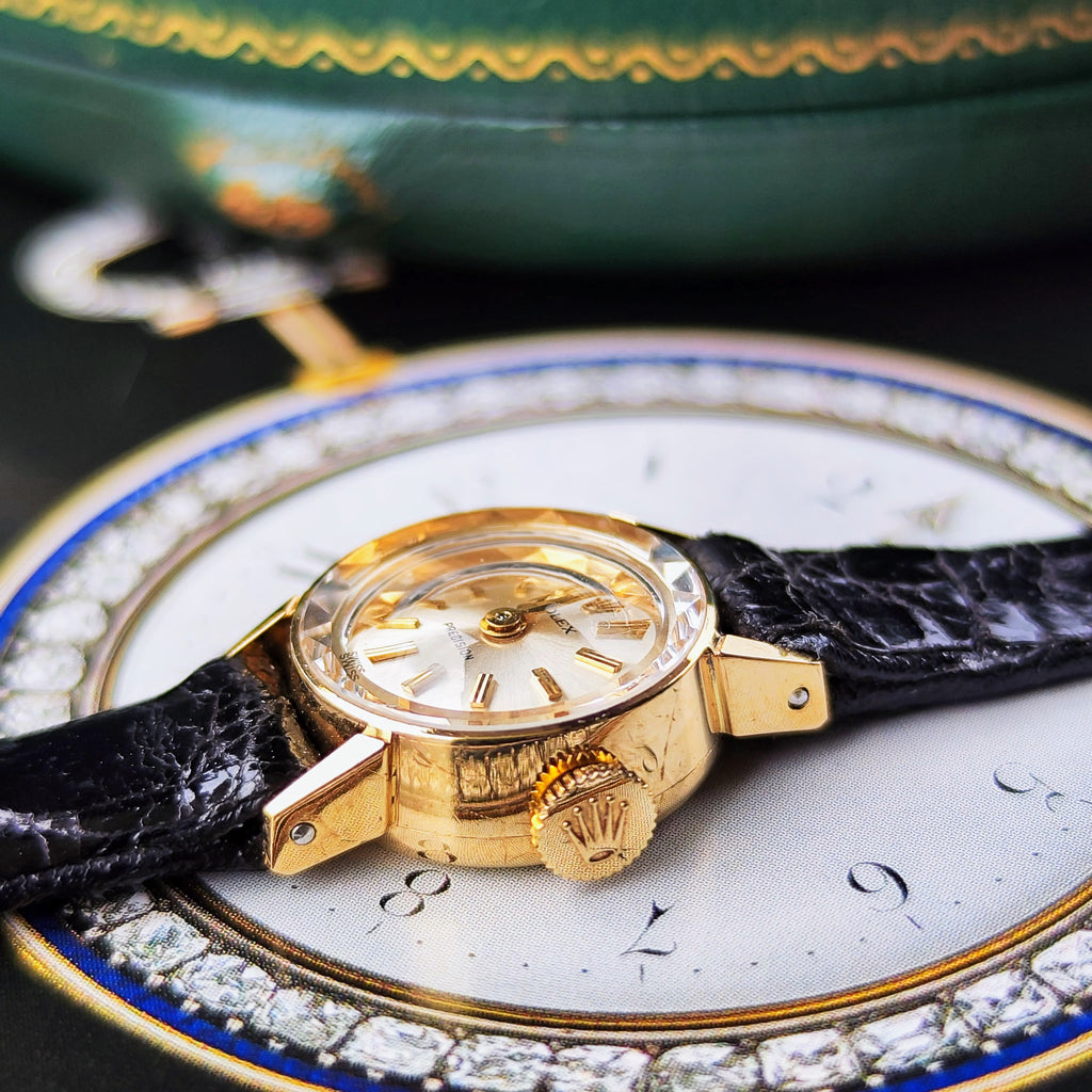 【OH済み】ROLEX ロレックスPRECISION プレシジョン 18金無垢 手巻き腕時計