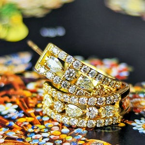 天然ダイヤモンド 18金 ピアス – Mico宝飾店