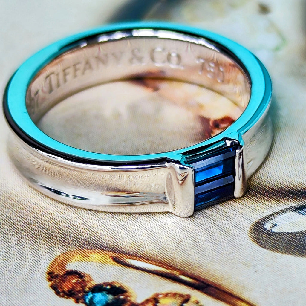 TIFFANY &Co ティファニー スタッキングリング サファイア