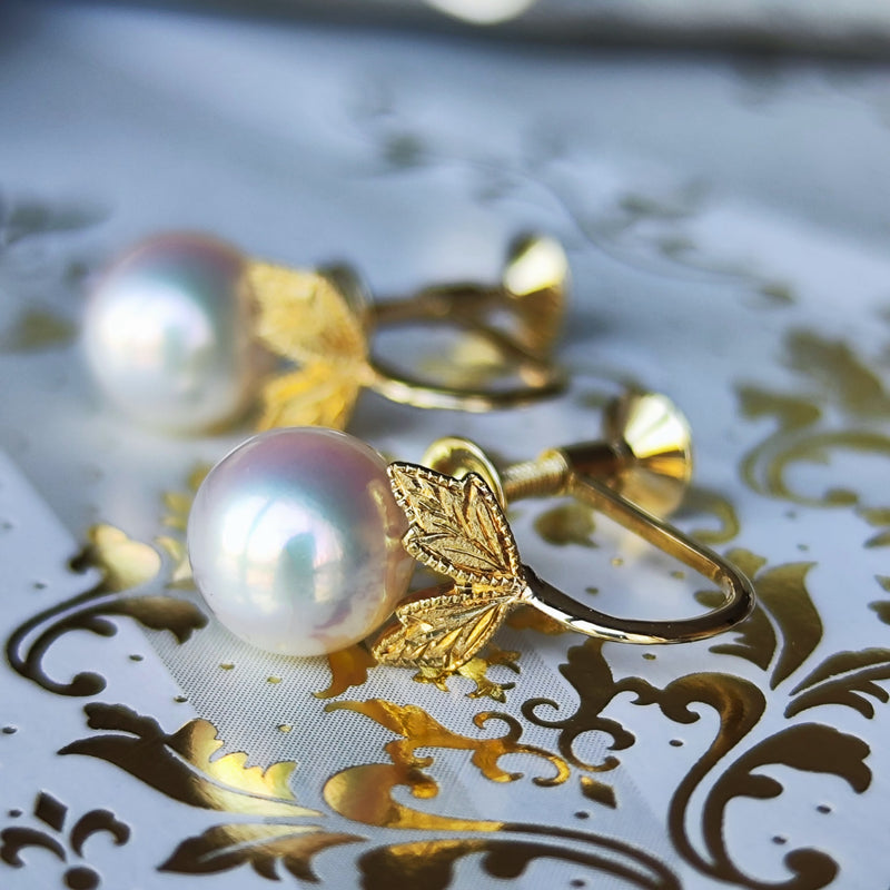 MIKIMOTO ミキモト あこや真珠 ヴィンテージイヤリング