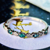 【初期の頃のルース】天然グランディディエライト 天然ダイヤモンド プラチナ リング