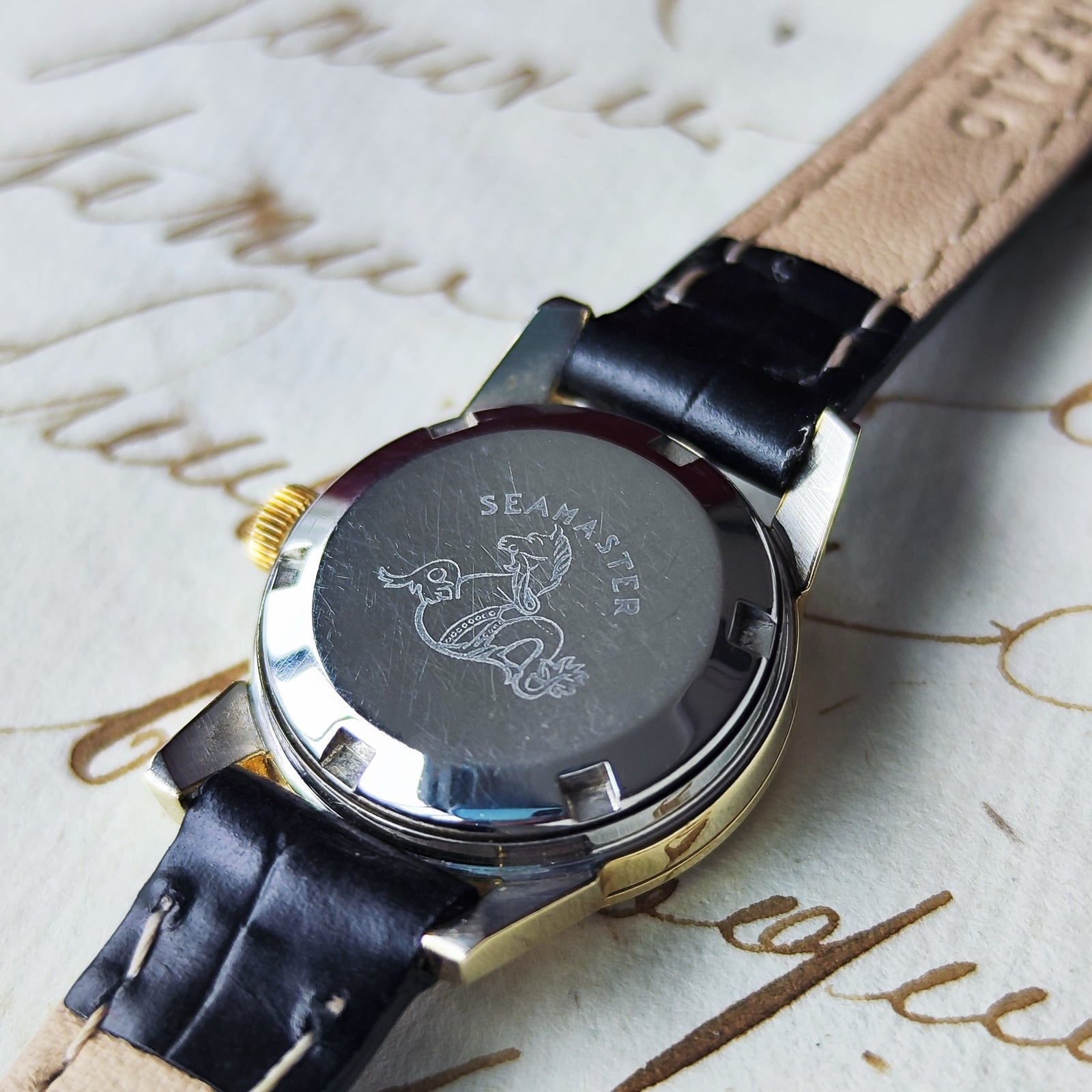 OH済み】OMEGA オメガLADYMATIC/レディマティック 自動巻き 腕時計