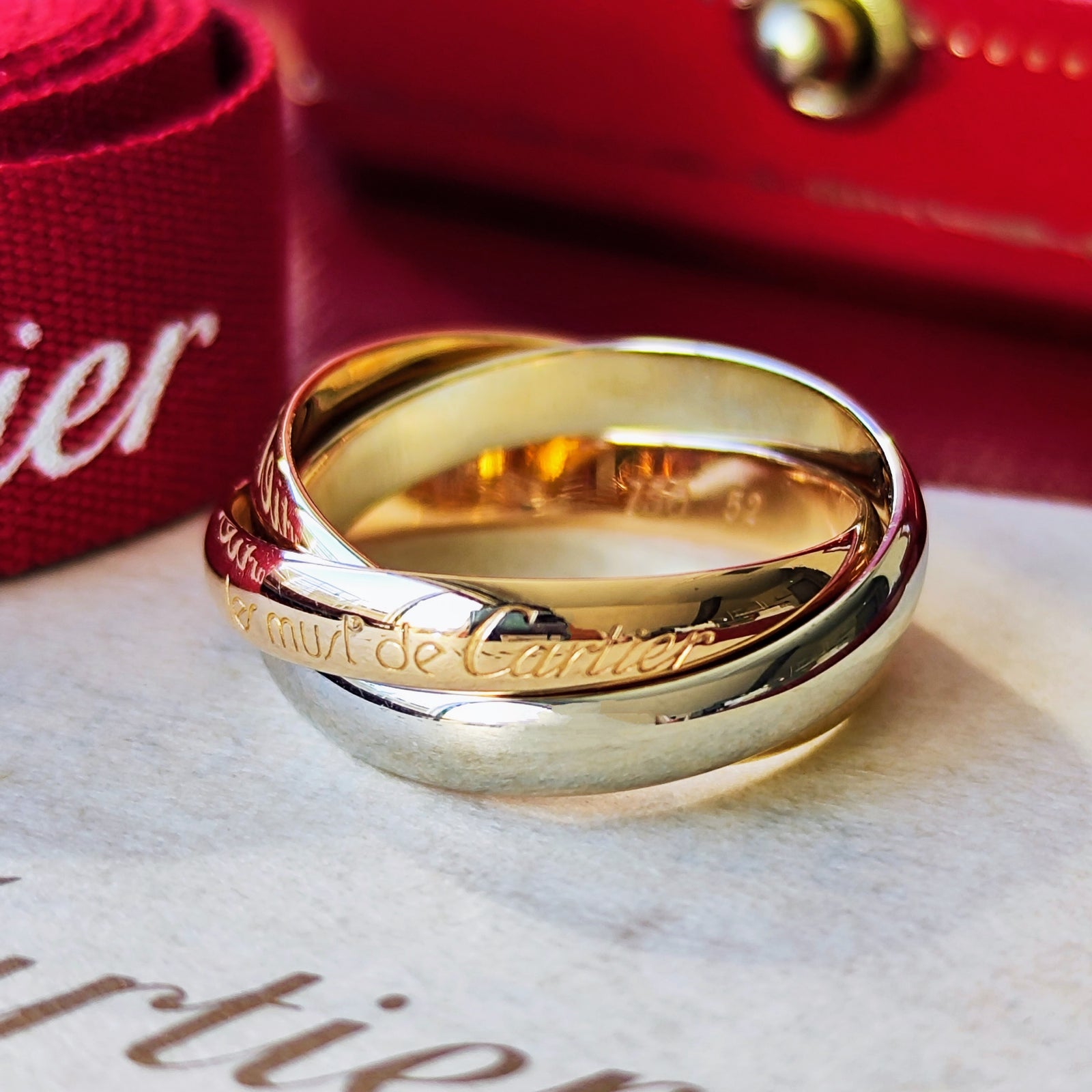 Cartier カルティエ トリニティ リング 18金 12号 – Mico宝飾店