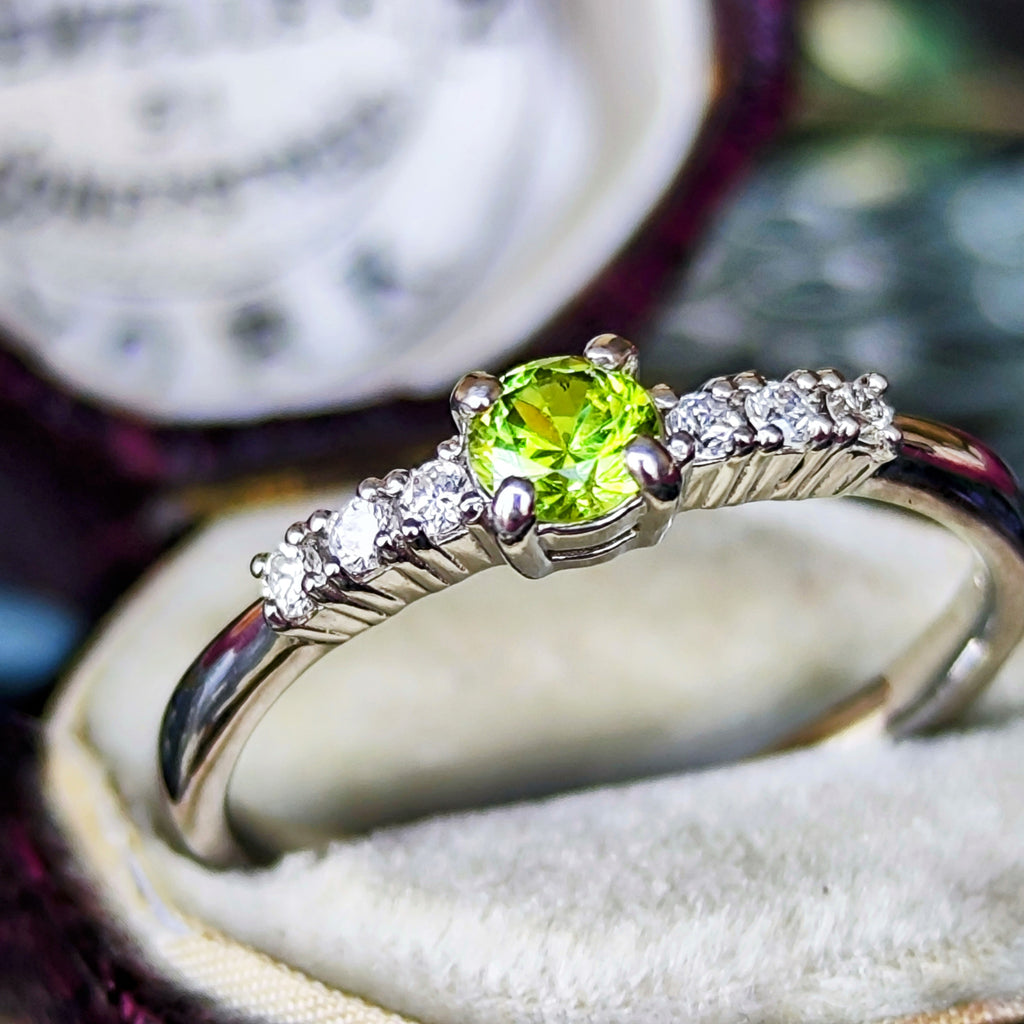 天然石　デマントイドガーネット　リング　指輪 天然石　デマントイドガーネット　リング　指輪