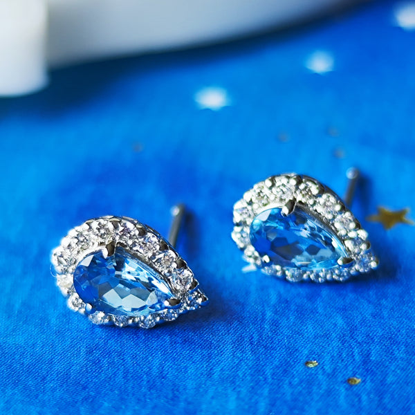 MONAKA jewellery アクアマリン ピアス MONAKA / Pipe Pierced Earring SOLD - ビジュ寺口 ／ 時計