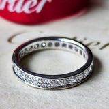 Cartier カルティエ ダイヤモンド フルエタニティリング 18金WG 49