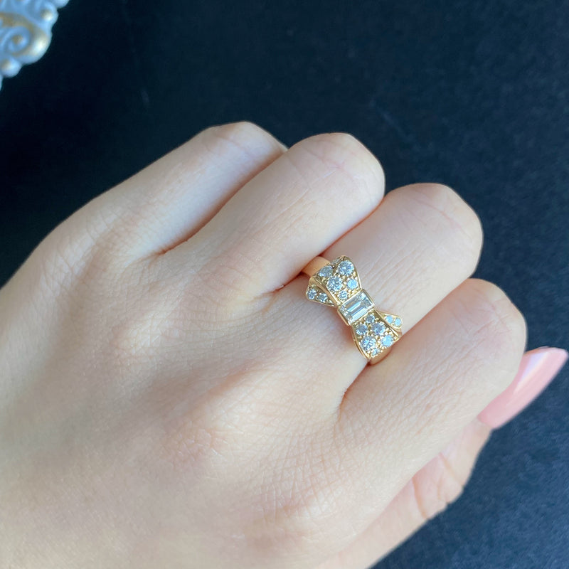 【Vintage Van Cleef & Arpels】ヴァンクリーフ&アーペル リボンリング