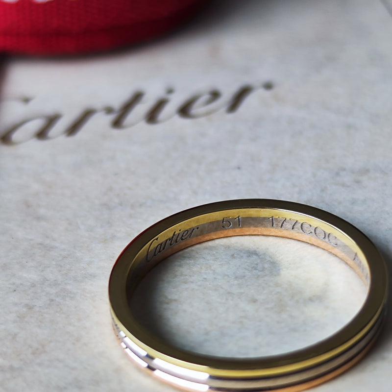 Cartier カルティエ ヴァンドーム スリーカラーリング 51