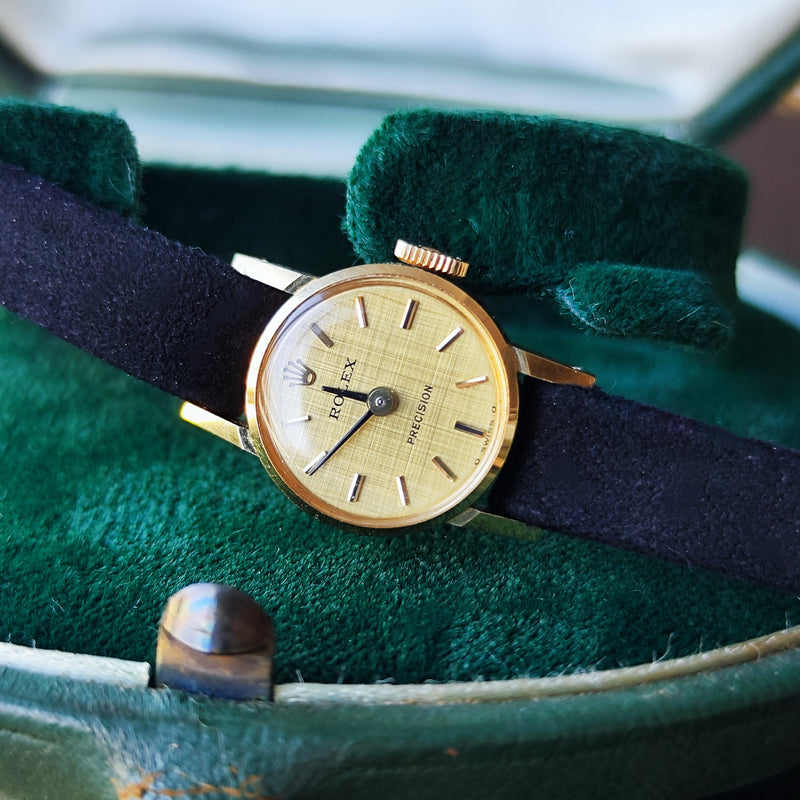 【OH済み】ROLEX ロレックス PRECISION プレシジョン シグマ文字盤 金無垢 手巻き腕時計