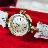 【OH済み】OMEGA オメガ LADYMATIC/レディマティック14金無垢 自動巻き時計