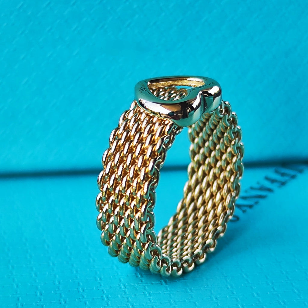 TIFFANY & CO. ティファニー サマセットリング ハート 18金 リング