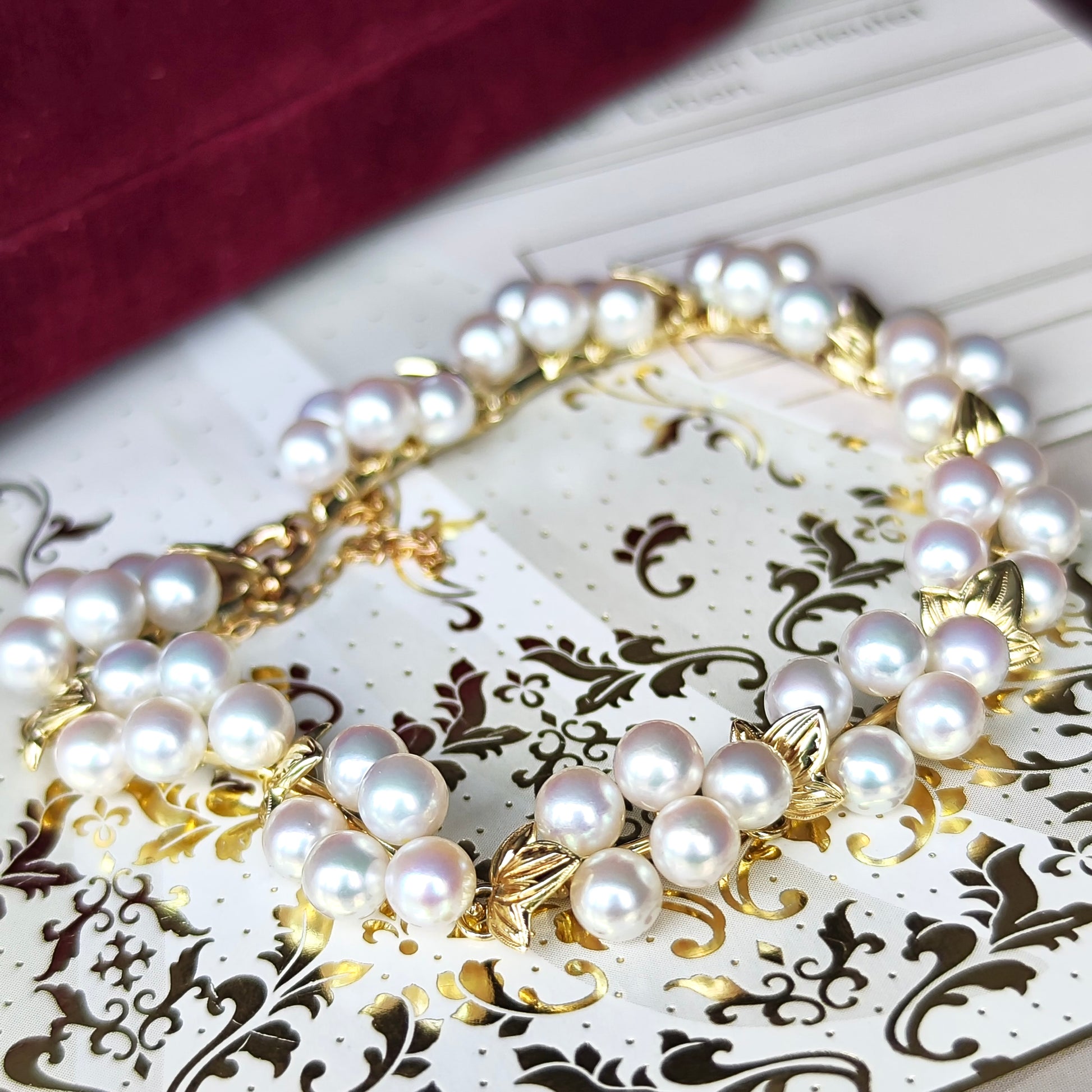 MIKIMOTO ミキモト あこや真珠 ヴィンテージブレスレット