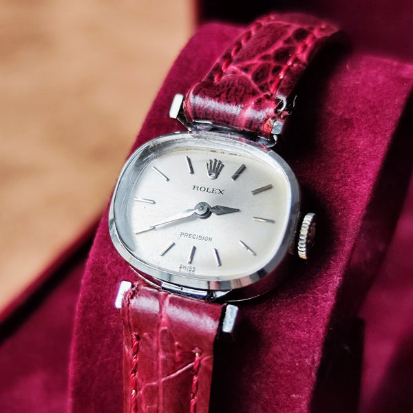 【OH済み】ROLEX ロレックスPRECISION プレシジョン 18金 手巻き アンティーク腕時計
