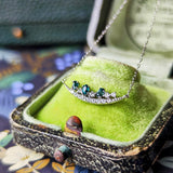 【初期の頃のルース】天然グランディディエライト 天然ダイヤモンド ネックレス