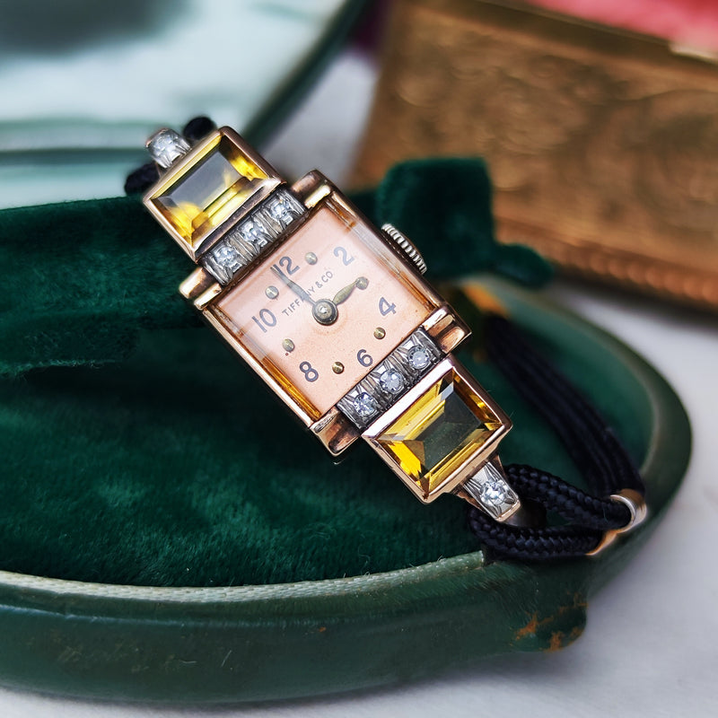 【OH済み】TIFFANY&Co ティファニー 1940年代 アンティーク腕時計