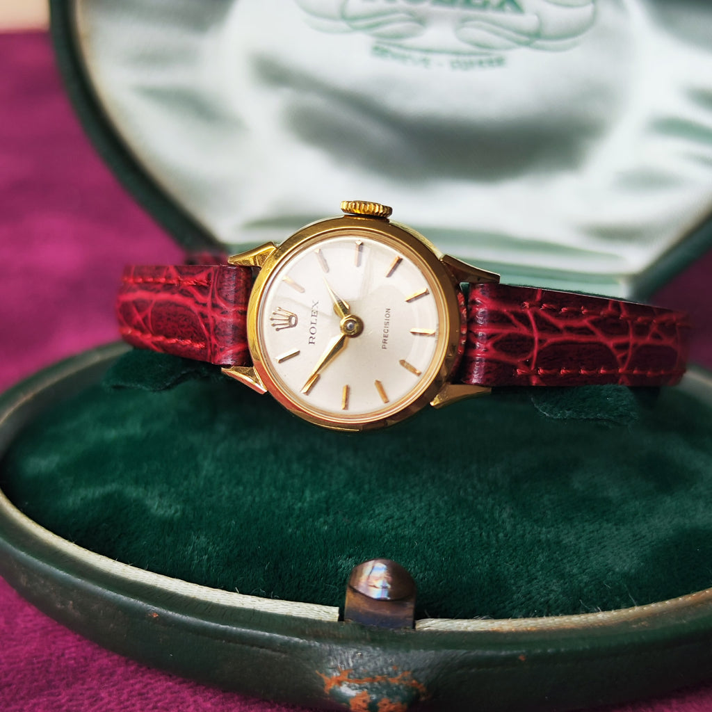【OH済み】ROLEX ロレックスPRECISION プレシジョン 18金無垢 手巻き腕時計