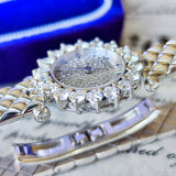 Van Cleef & Arpels ヴァンクリーフ&アーペル 18金無垢時計 ダイヤモンド サファイア