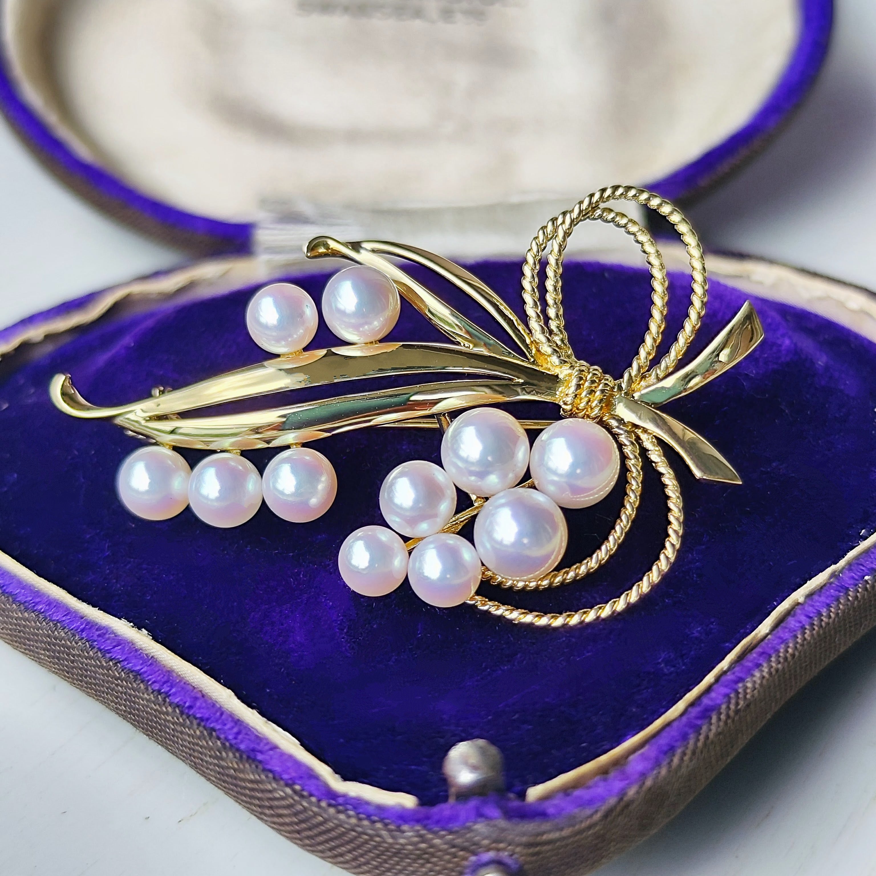 MIKIMOTO ミキモト あこや真珠 18金 ブローチ – Mico宝飾店